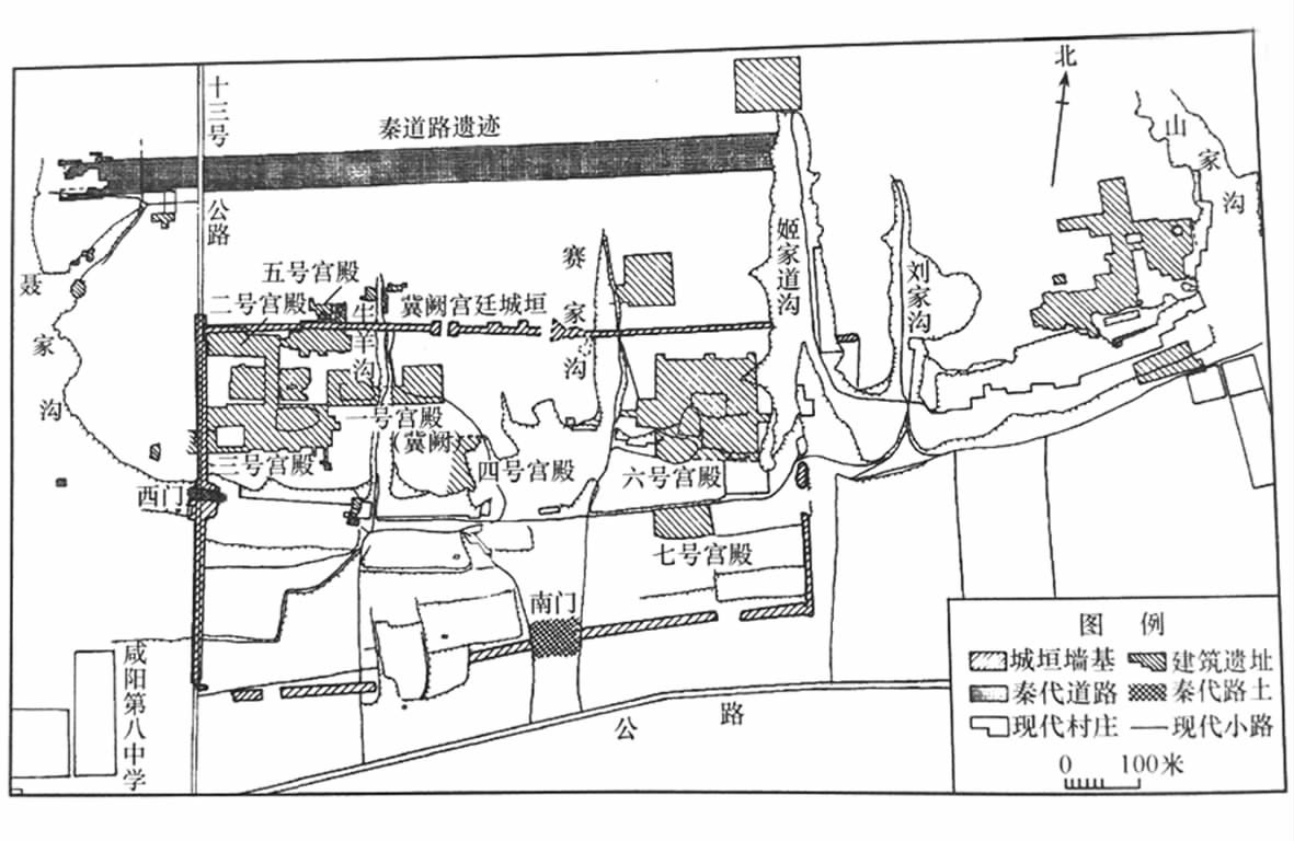 秦咸陽宮遺跡博物館,咸陽観光スポット,咸陽見所案内 ふれあい中国