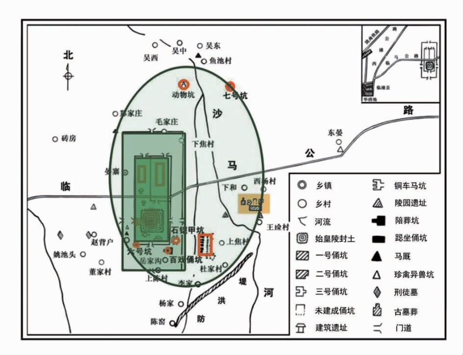 乾陵黄巢沟平面图图片